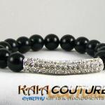 Grounding Black Onyx Energy Bracelet With..