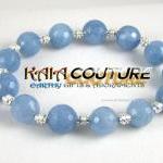 Grounding Blue Fire Agate Energy Bracelet With..