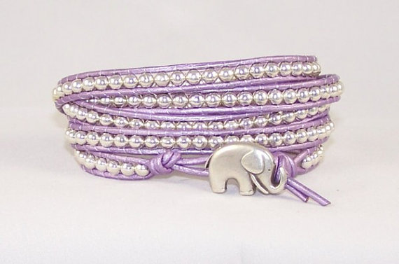 Sterling Silver Leather Wrap Bracelet, All Sizes, All Colors, Order Now,